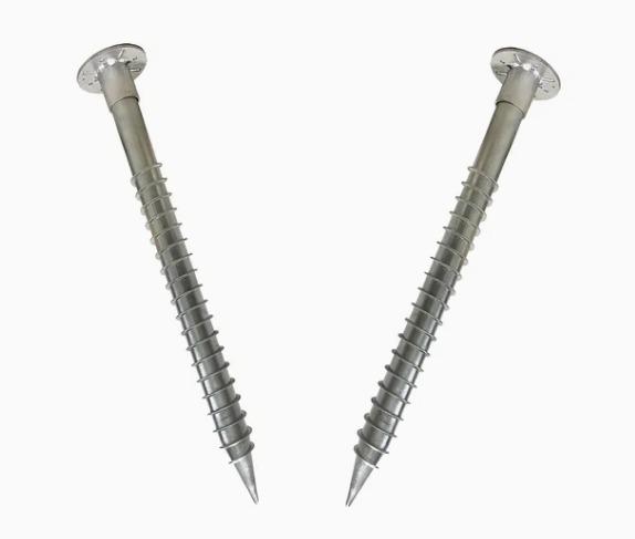 HDG Galvanized Steel Foundation Earth Helical Screw Anchor Spiral Pile 