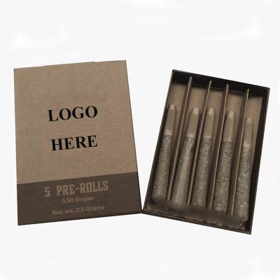 Pre Roll Paper Cigarette Boxes Child Resistant With UV Coating