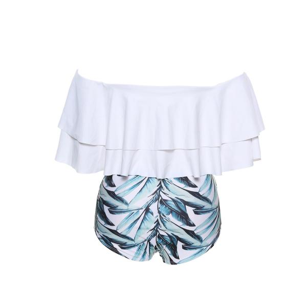 Bikini set Double-deck flouncing Swimsuit Push Up Bathing Suit sexy Women
