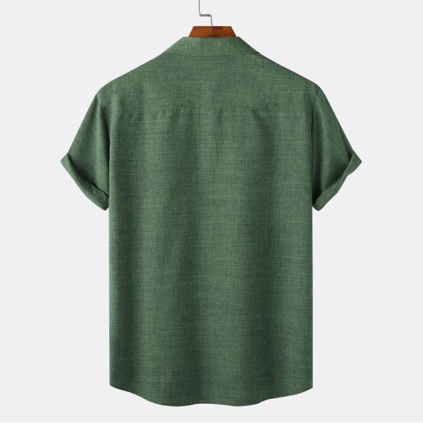 Летнее хлопковое белье мужская рубашка длинный рукав большой размер цвет плюс размер рубашки