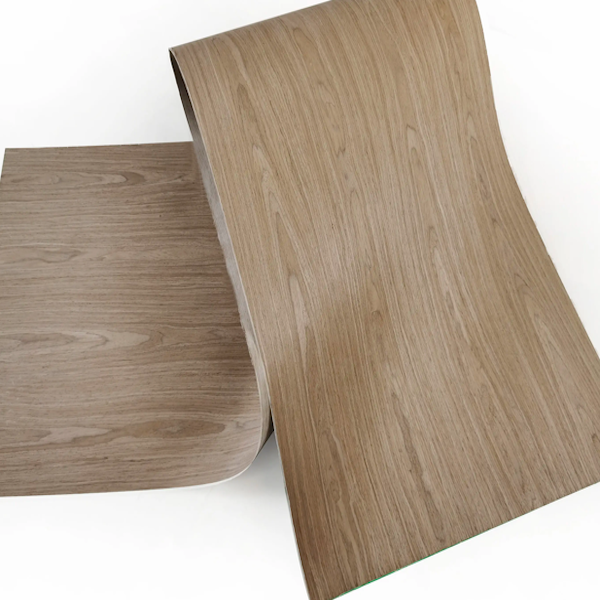 Natural Engineered Wood Veneer Walnut Coverings For Table Skin Decoration