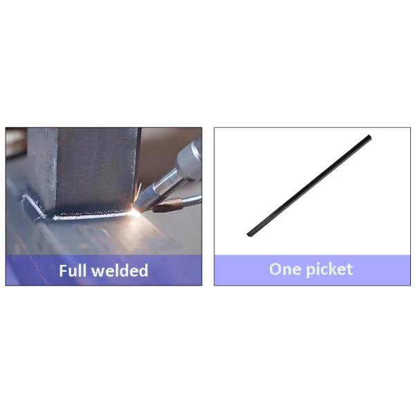 ISO 9001 Стальная ограждение изготовлено из дерева