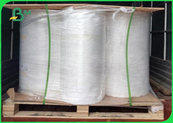 Verso impermeável 43gsm esparadrapo do papel de etiqueta de Tearproof Tyvek