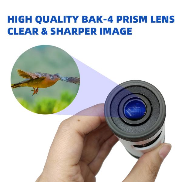 Pocket 10-30X21 Zoom Monocular Telescope Bak4 Prism For Bird Watching Hunting