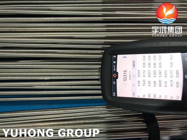 ASTM A270 TP316L Stainless Steel Sanitary Seamless Tube Bright Surface