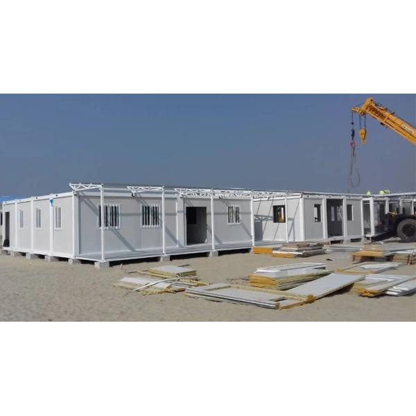 Windproof And Warm 20ft Fold Out Container Homes Wood Grain Glass Manufacturer