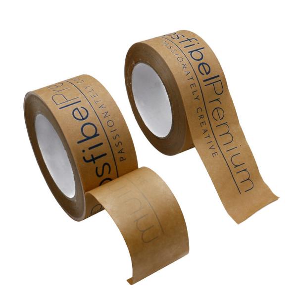 Eco Friendly Printed Carton Packing Self Adhesive Kraft Paper Gummed Tape