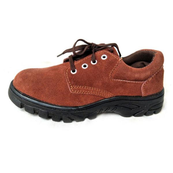 SGS Anti Piercing Steel Toe Cap Leather Low Top Wear Resistant Safety Shoes Trainers