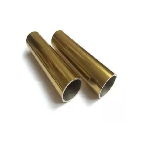 Tubo de aço inoxidável decorativo de 3 polegadas 316 316l 430 acabamento de espelho