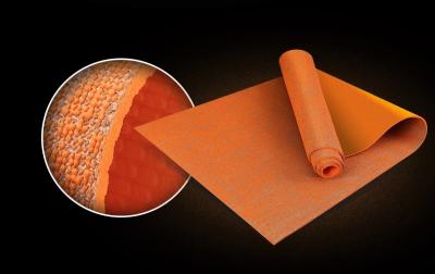 Ningbo virson custom printing Natural Jute + eco friendly PVC yoga mat for yoga