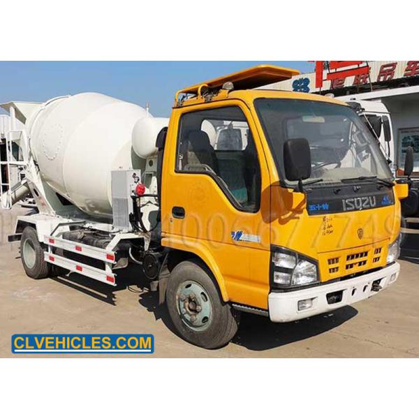 ISUZU 600P 3CBM Concrete Mixer Truck Using for Concrete Mixing Plant