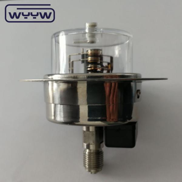 2.5 Medidor de pressão de contacto elétrico de aço inoxidável Conexão de painel tipo flange