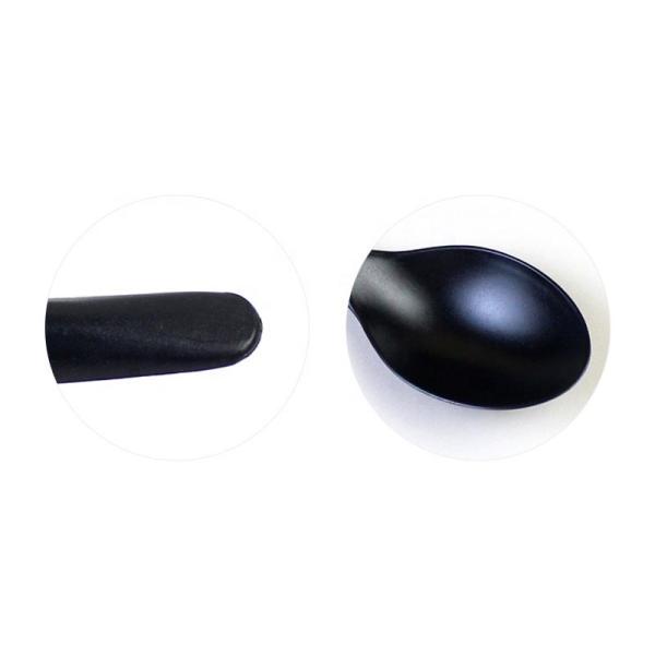 100pcs/Box Disposable Cutlery Heavy Duty Ice Cream Spoon 13cm Length