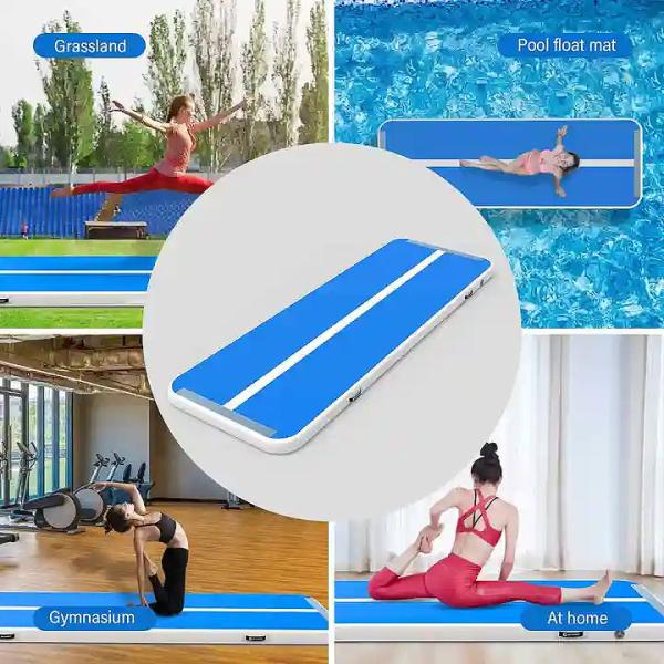 Home Fitness Inflatable Air Track Mat Gymnastics Air Mattress 10cm 20cm 30cm Thickness