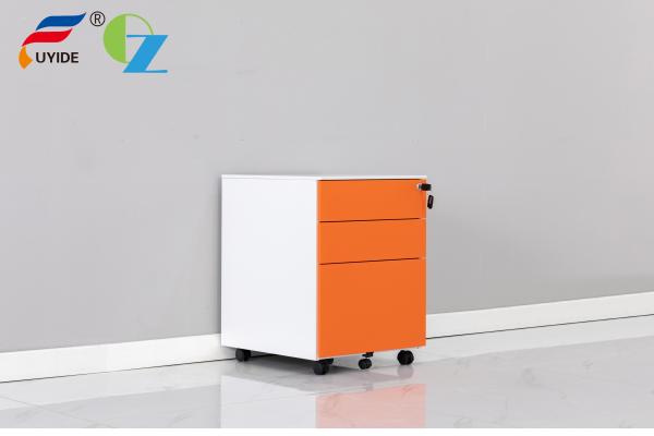 Armário de armazenamento móvel do suporte do recipiente do rolo pessoal com projeto moderno da forma