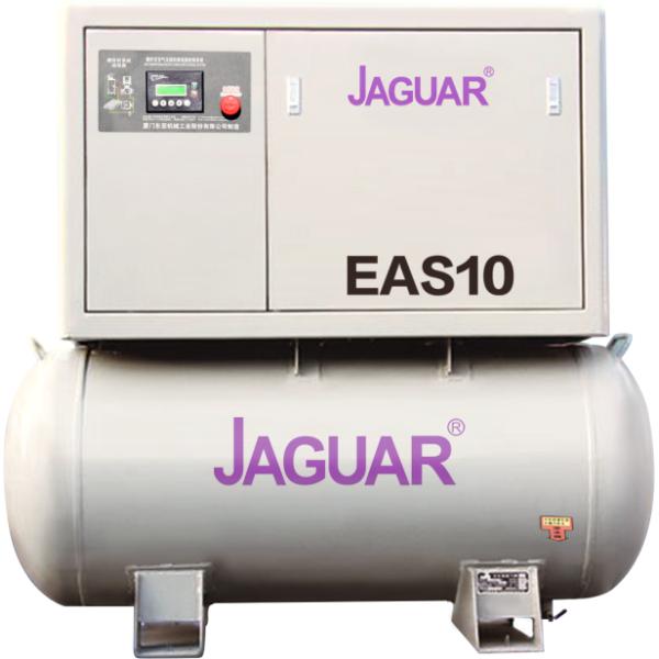 1750*750*1700 JAGUAR 10HP Integrated Belt Driven Screw Air Compressor for Laser Industry