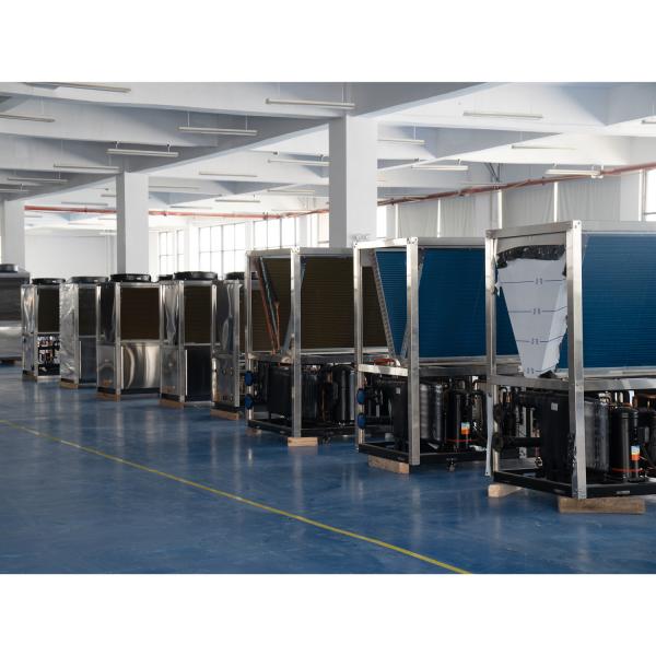 Stainless steel sheet metal 120  degree steam high-temperature air source heat pump R410 refrigeration