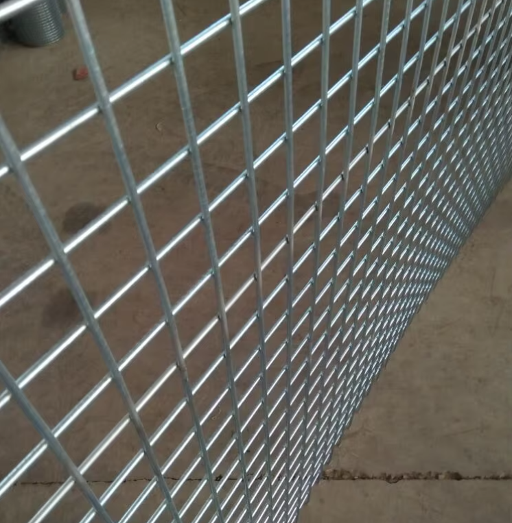 Outdoor Construction Site Galvanized Welded Mesh Panel Workshop Protection Line