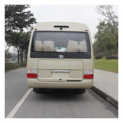 7m Diesel Coaster Buses Leaf Spring 26 lugares Minibus para o trânsito da cidade.