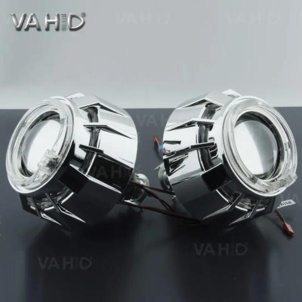 2.5 Inch Car Hid Projector Kit 12V Vermelho Branco Azul Verde Amarelo Projector Kit Farol