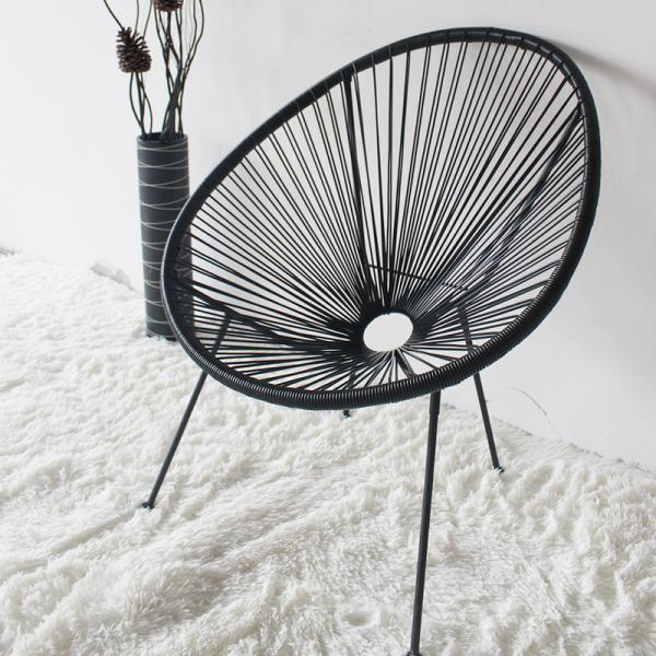 Outdoor Furniture Garden Metal Chairs with Cushion and UV Resistant Performance