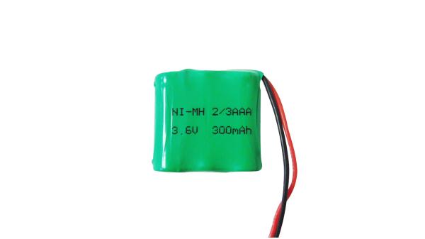 Compact NI-MH 3.6V 300mAh Rechargeable Battery Pack | Ideal for Cordless Phones, LED Lights & Backup Devices