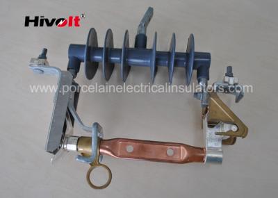 cinza do entalhe do fusível da saída da borracha de silicone 15KV com o tubo de cobre contínuo 300A do fusível