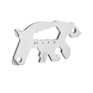 55MM Lightweight And Animal Design Metal Bottle Opener Durable Item Stainless Steel Multi-purpose EDC Tool Card