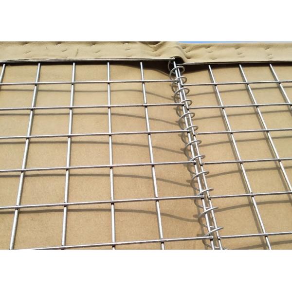 Mil 9 гальванизировал военный Geotextile стены 300gsm Hesco песка