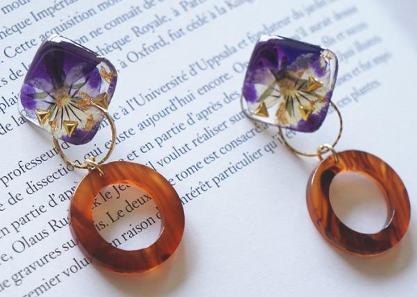 Iceland Halo Yellow Cute Earstud Accessories Ring Shape New Design Earrings For Girl