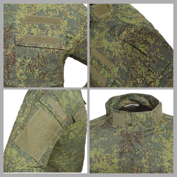Military Combat Suit Tear resistant Polyester Cotton Russian Camouflage Combat Uniform