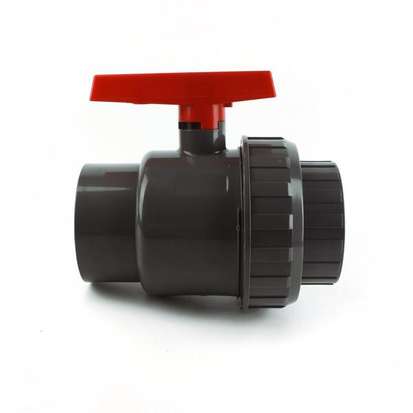 Socket or Threaded Connection Form White Popular Pn10 Standard Plastic Single Union Valve