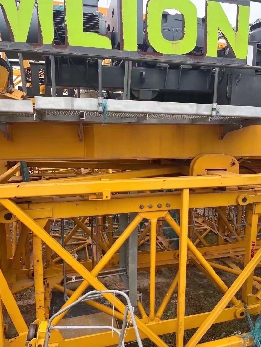 Zoomlion 8020-16 Использованный башенный кран в первоначальном состоянии в 2021 году Предоставьте 7-20 рабочих дней