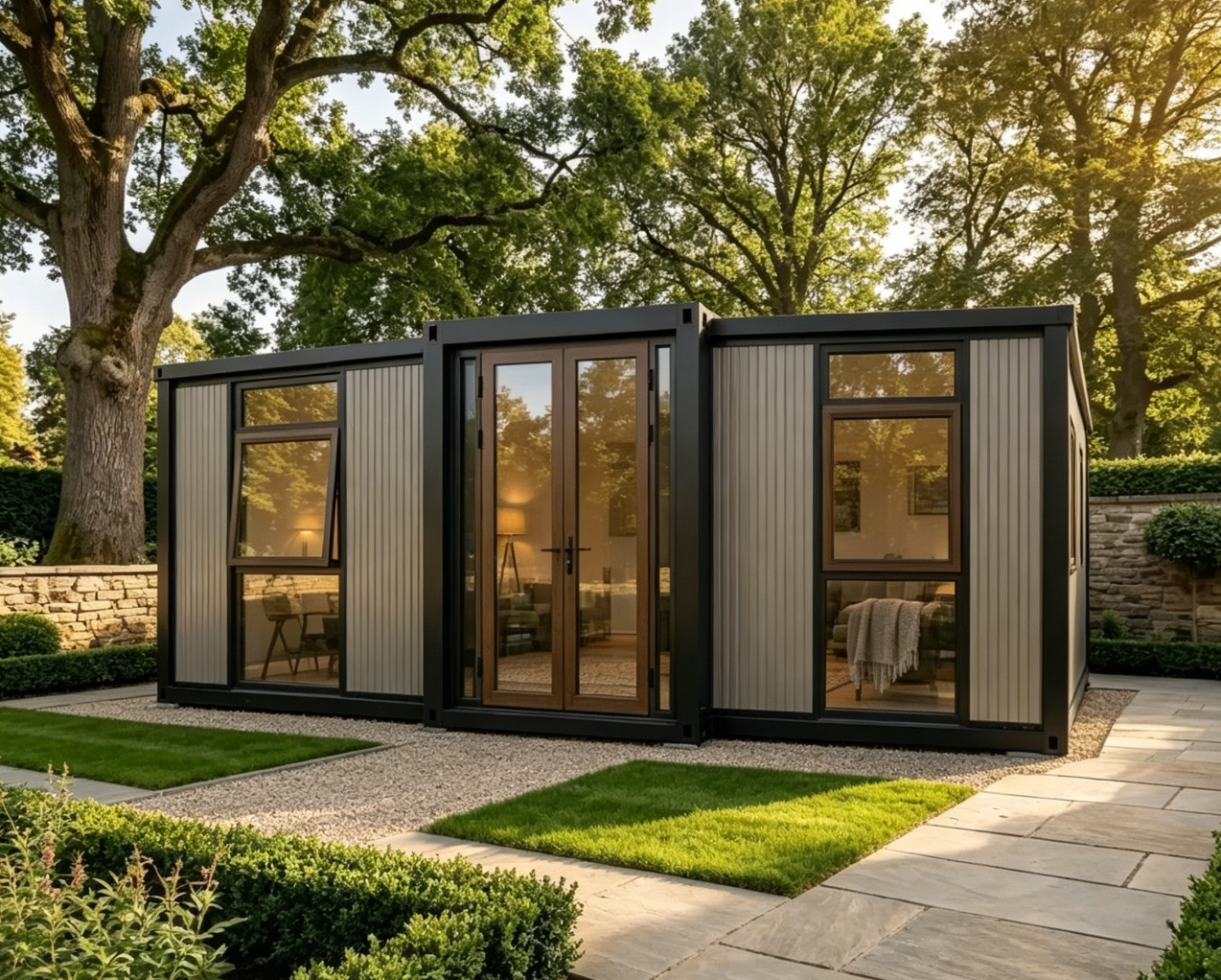 Modern Expandable Container House 10FT 20FT 30FT 40FT With Great Wall Cladding Panels