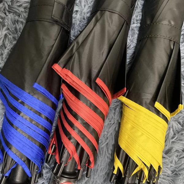 Customized Logo Windproof Golf Umbrella with 190T Nylon Fabric and 8k 27inch Size