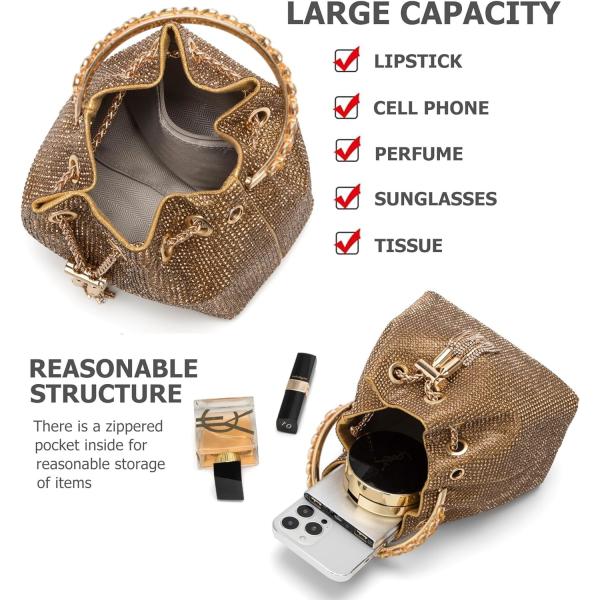 Блинг кристаллический портфель для женщин блестящая сумочка с сцеплением ручная сумка кроссбоди сумка для вечера свадебный бал