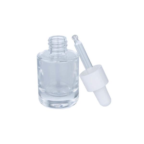 25ml Clear Glass Cosmetic Dropper Bottles