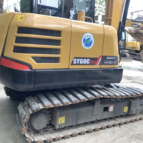 ISUZU moteur utilisé SANY mini-excavatrice 6 tonnes SY60C petite excavatrice pour les projets
