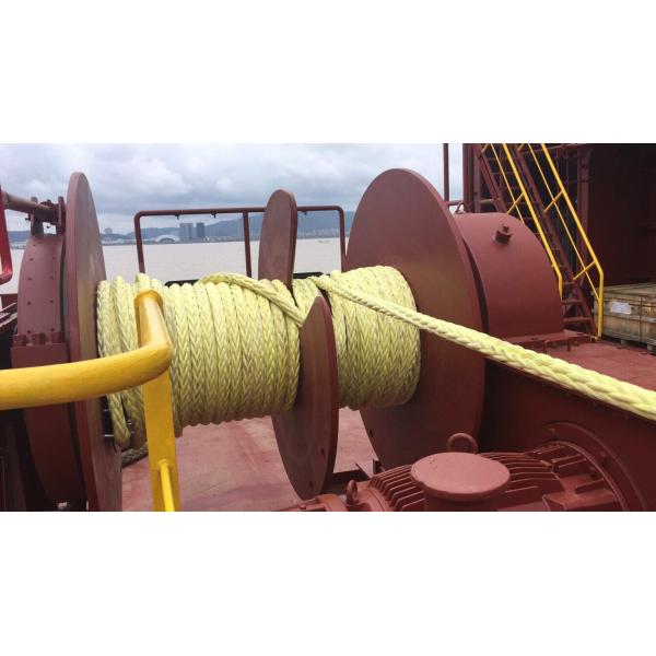12 Strand UHMWPE Rope 220m Length 46mm Diameter Ultra Strong Abrasion-Resistant