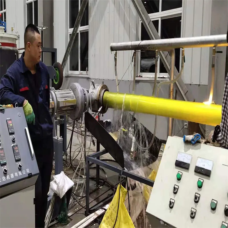 48-630mm Continuous PU Foam Pre Insulated Pipe Production Equipment