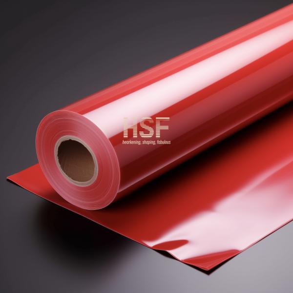 Пленка из полипропилена красного цвета 50 мкм для пищевых продуктов, медицинских банок и промышленных упаковок