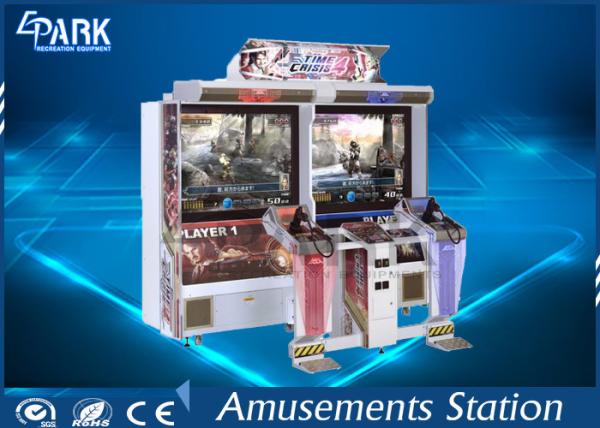 6 Stage Shooting Arcade Machines Dynamic Gun HD LCD Screen For Children