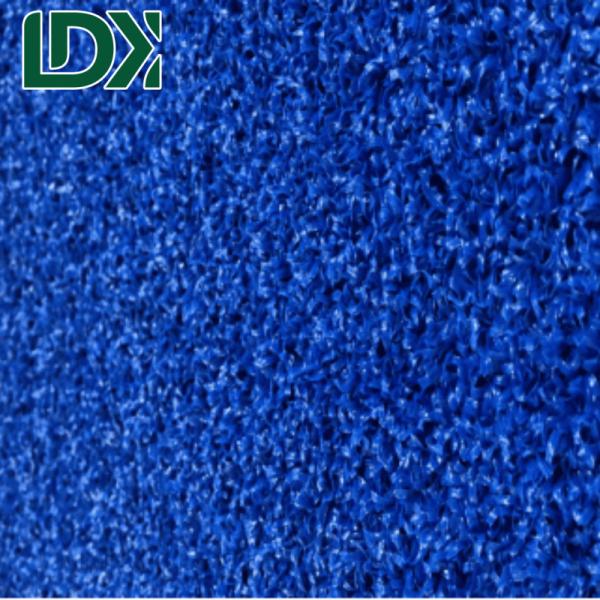 High Quality  Artificial Grass Free Of Filling Bule Curved Padel Court