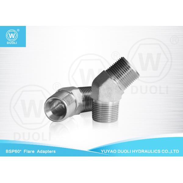 Garnitures hydrauliques BSPT de fusée de coude de 45 degrés à l'acier au carbone