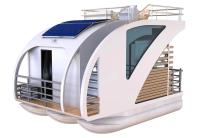 2 Deck Luxurious Floating House Boat Aluminum Boat House For Party Recreational