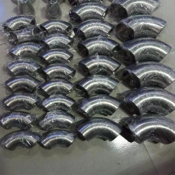 38mm-800mm 90° Degree 3D Large Seamless Elbow ASTM B363 as GR2 In Titanium Pipe Fittings For Petroleum Chemical Industr
