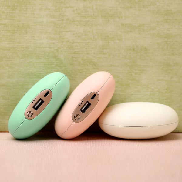 Mini pea pocket Hand Heater With Power Bank Vibration body Massage SW-398
