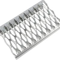 5mm Grip Strut Safety Grating Channel Aluminum Diamond Plank