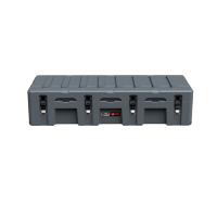 V7 sin costura montada caja de herramientas resistente bloqueable 116L con diseño de bloqueo