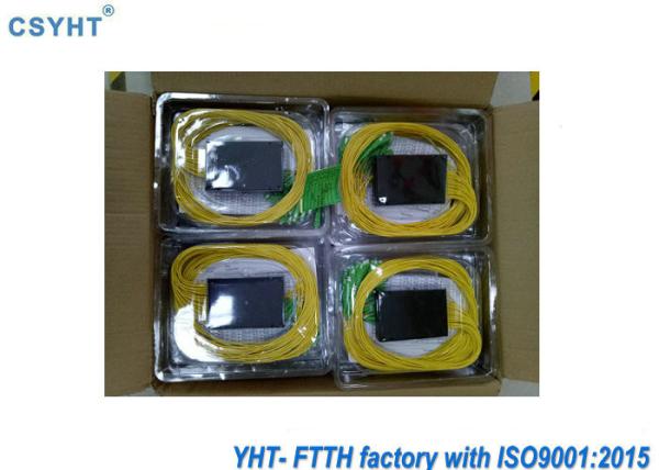 Environmental Stable Fiber Optic Audio Cable Splitter 1X32 SC/APC PLC 55dB Directivity